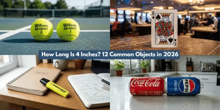 How Long Is 4 Inches? 12 Common Objects in 2026