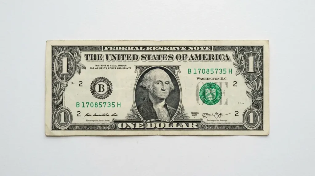 US dollar bill used as a nine inch size comparison