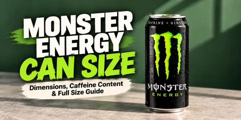Monster Can Size Guide 2026: Dimensions & Oz Explained